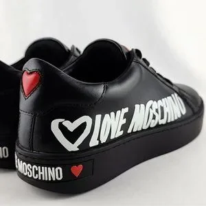 Love Moschino◆エスパドリーユ スニーカー ハートロゴ ブラック Love Moschino◇エスパドリーユ スニーカー ハートロゴ ブラック